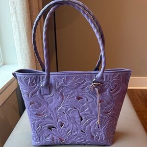 Patricia Nash ADELINE tote Amethyst